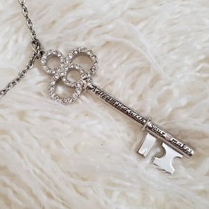 Disney Couture Cinderella Key Pendant Necklace